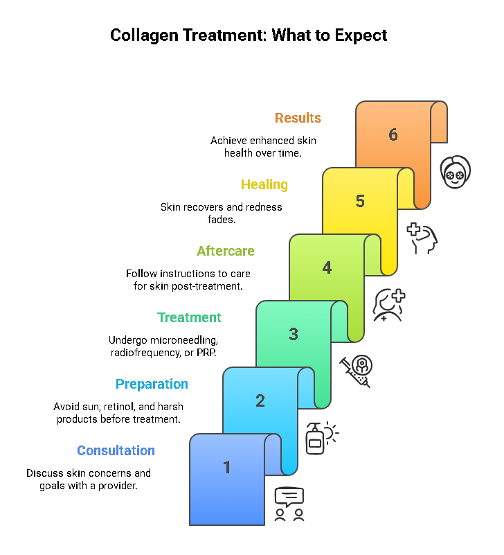 What to Expect During a Collagen Treatment Session